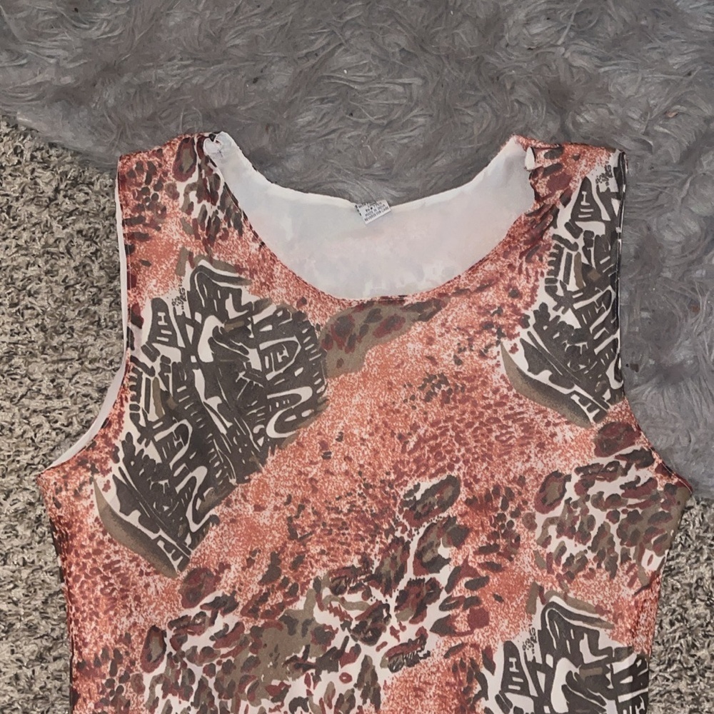 Leopard & Tribal Pattern Dress - Picture 3 of 7